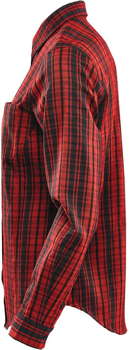 Stormtech Sdr-1w Women’s Muirfield Performance Long Sleeve Shirt - Red Plaid