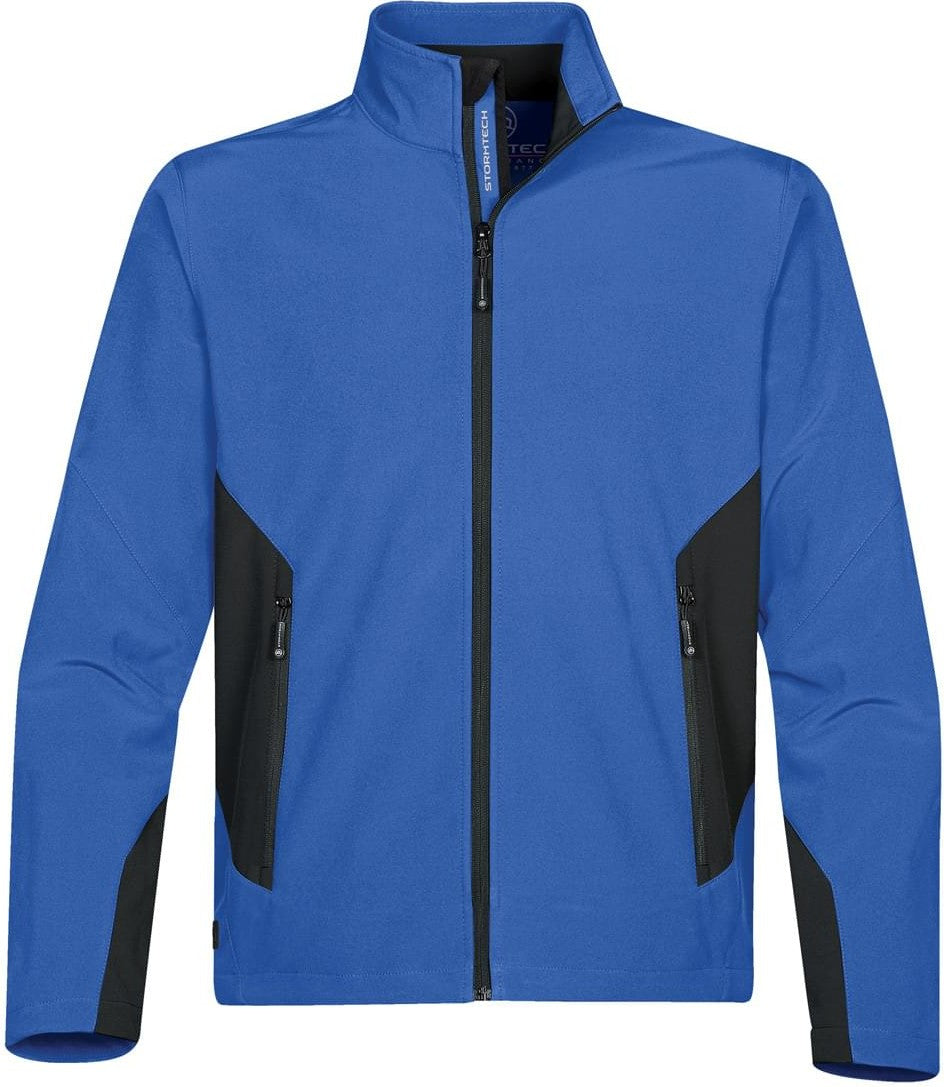 Stormtech Sdx-1 Men’s Pulse Softshell - Azure Blue Black - Adult Xl