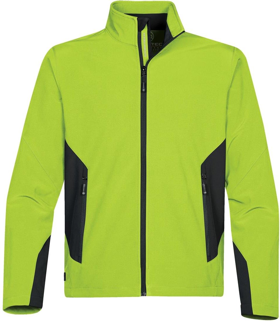 Stormtech Sdx-1 Men’s Pulse Softshell - Kiwi Black - Adult m