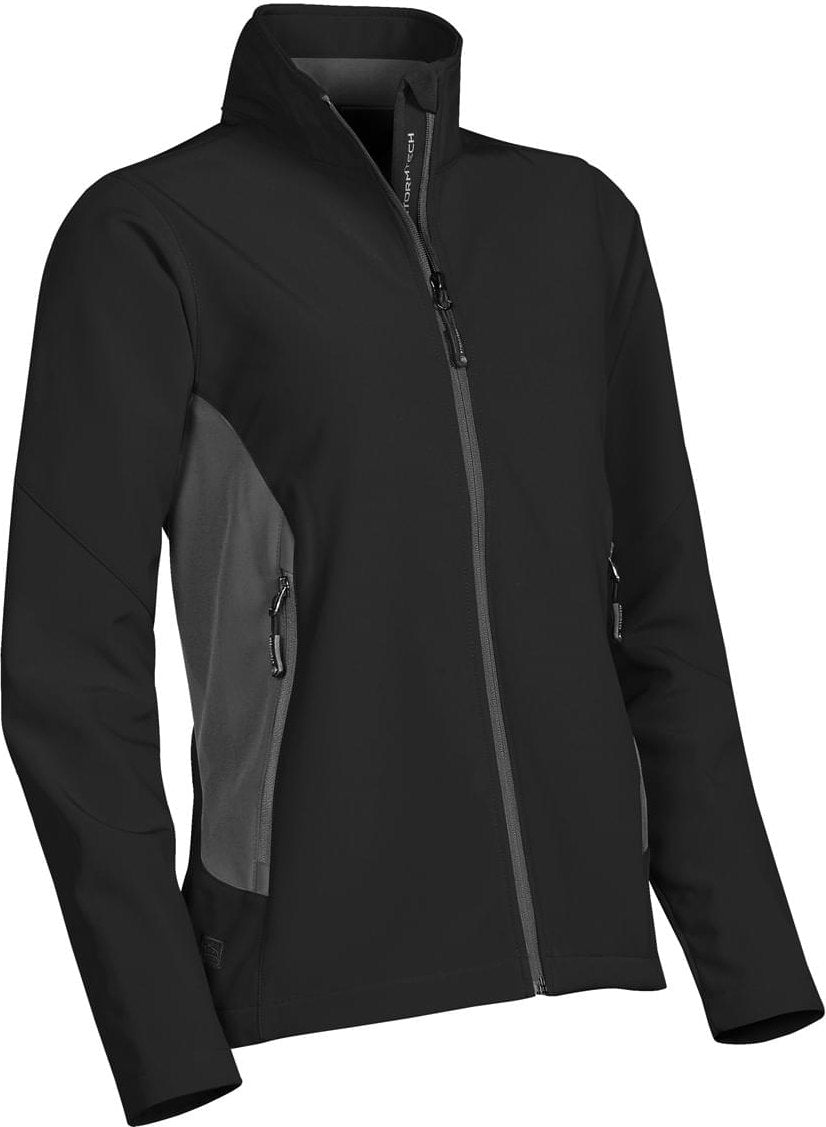 Stormtech Sdx-1w Women’s Pulse Softshell - Black Granite