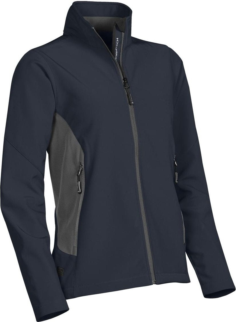 Stormtech Sdx-1w Women’s Pulse Softshell - Navy Granite