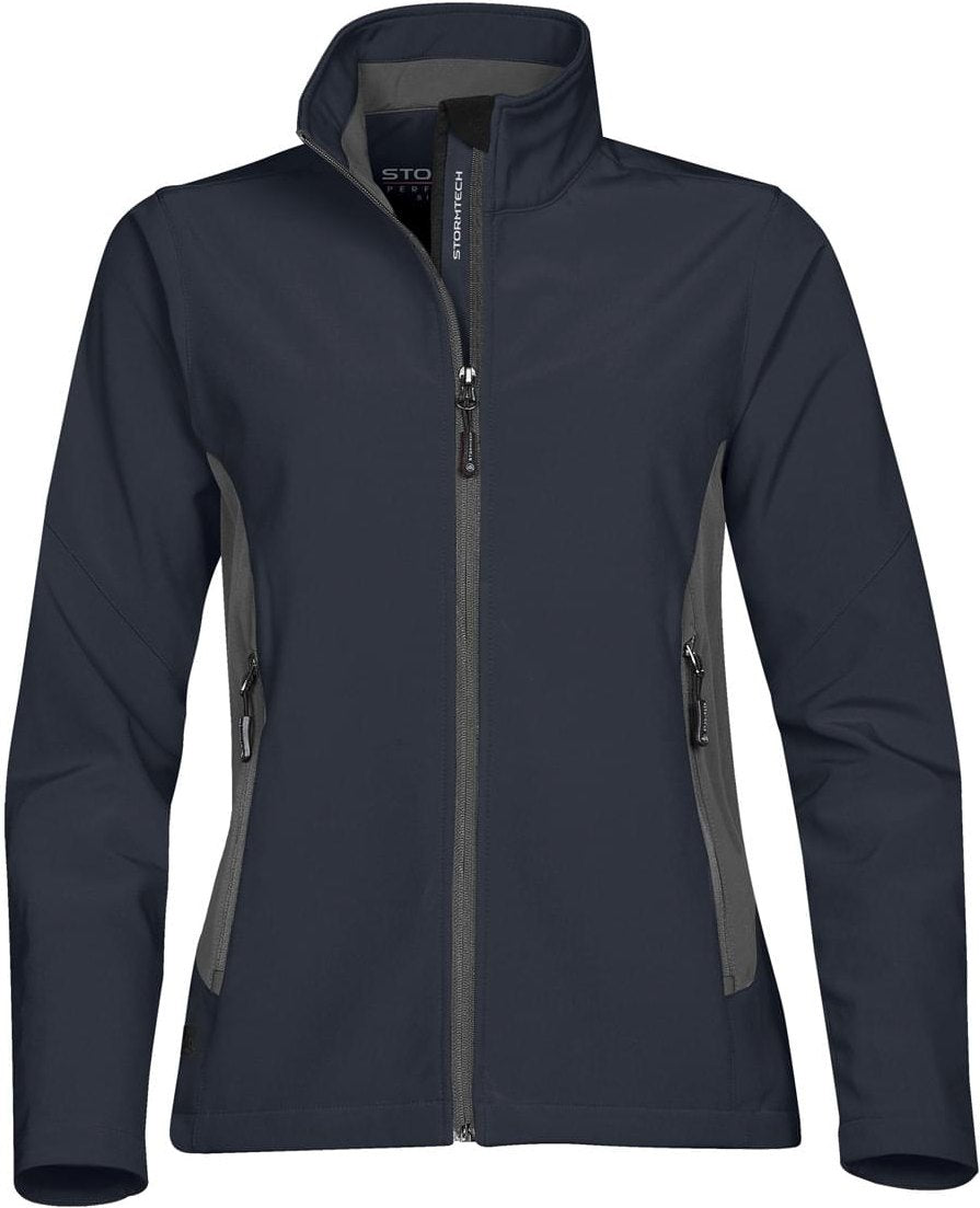 Stormtech Sdx-1w Women’s Pulse Softshell - Navy Granite - Ladies Xs