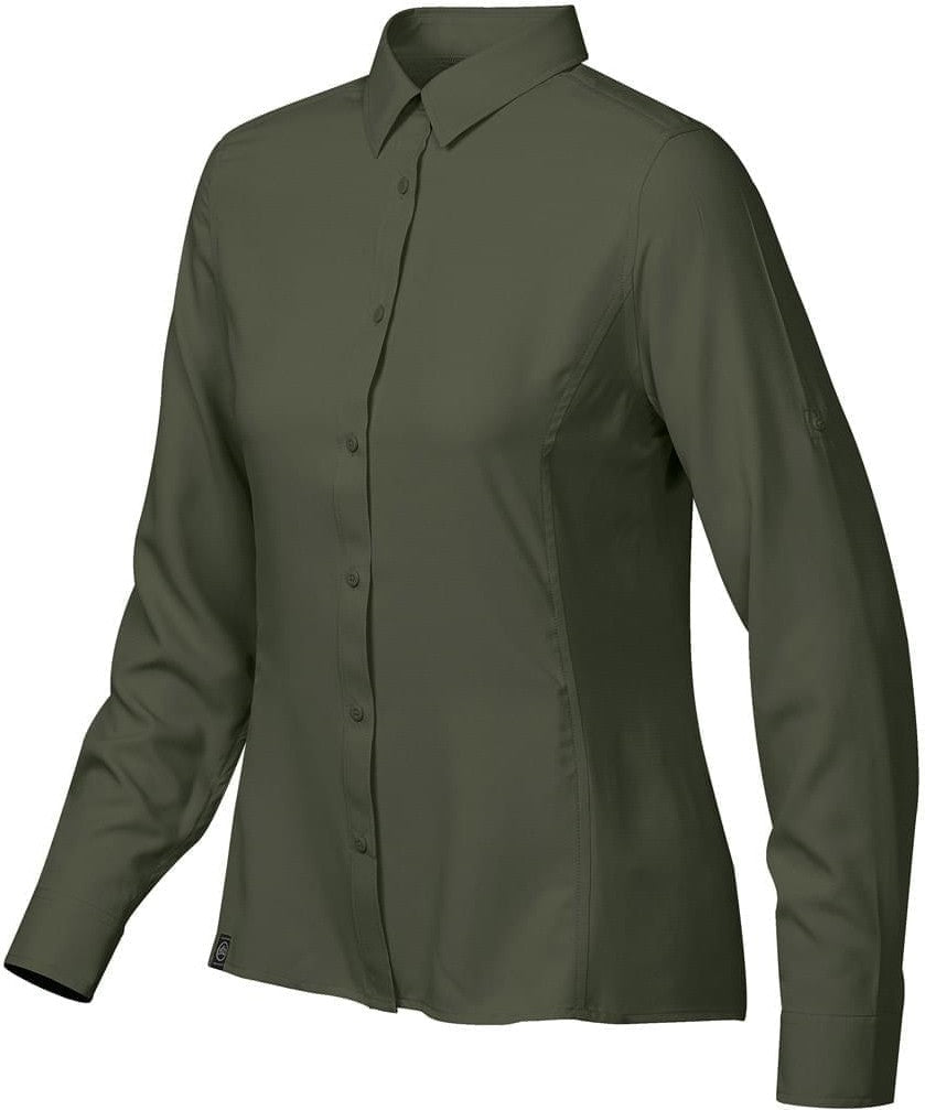 Stormtech Sfs-1w Women’s Safari Shirt - Moss