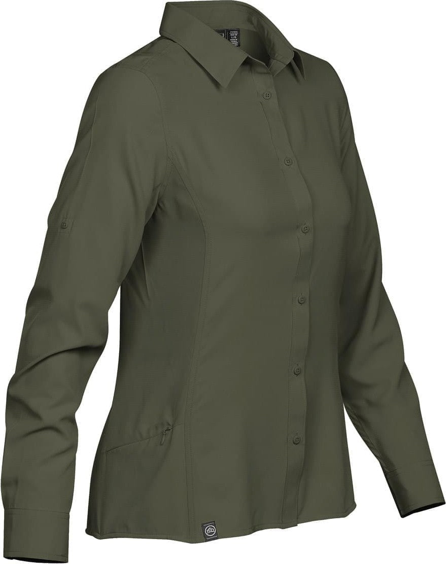 Stormtech Sfs-1w Women’s Safari Shirt - Moss