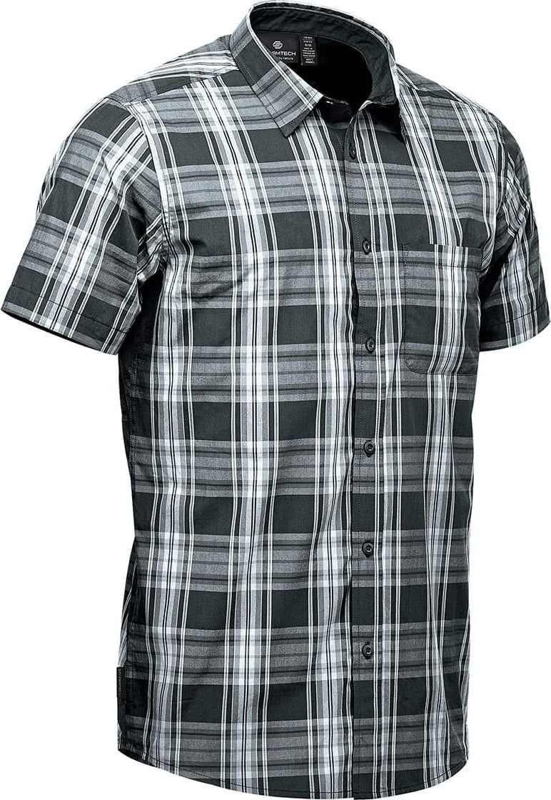Stormtech Sfv-1 Men’s Dakota Short Sleeve Shirt - Carbon Black