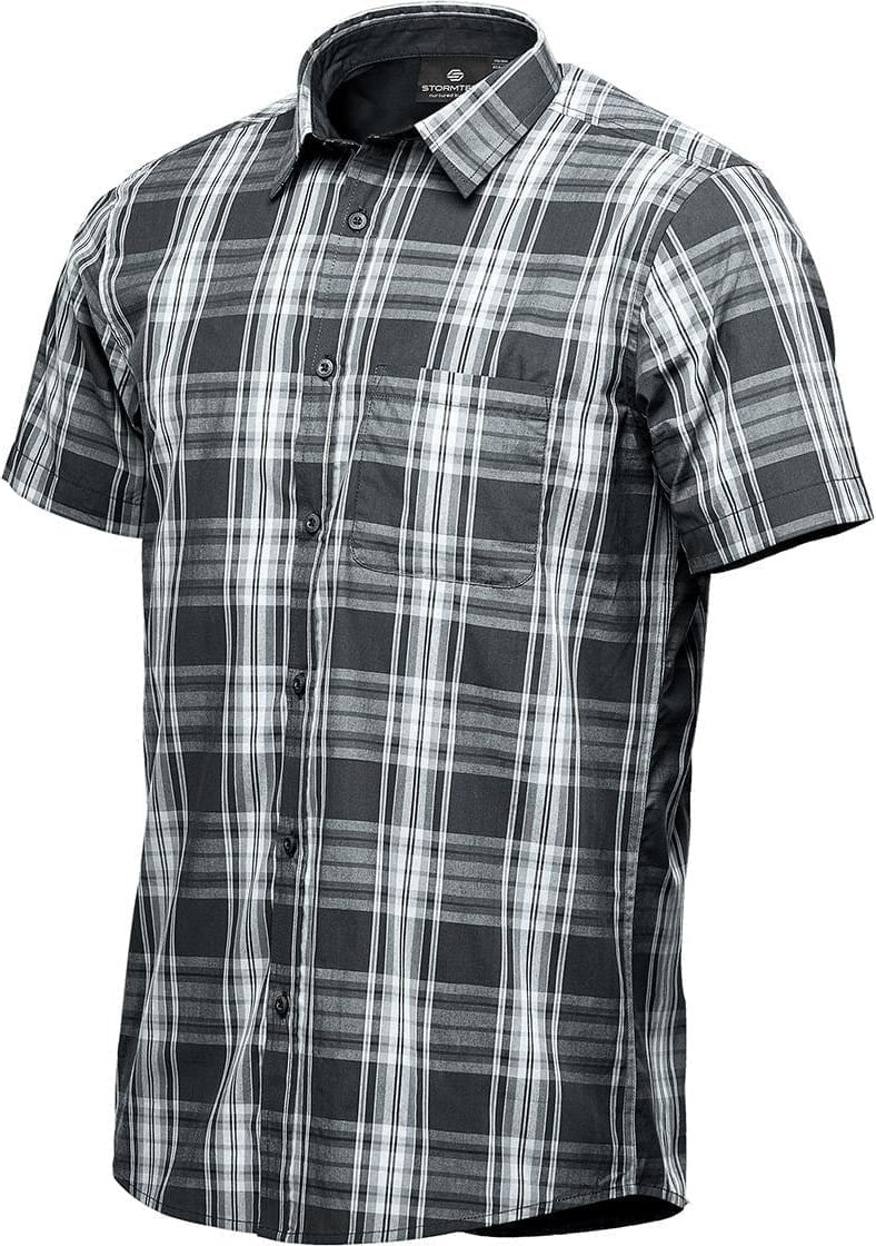 Stormtech Sfv-1 Men’s Dakota Short Sleeve Shirt - Carbon Black