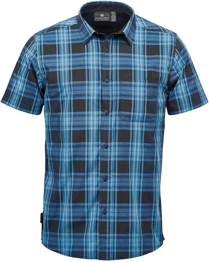 Stormtech Sfv-1 Men’s Dakota Short Sleeve Shirt - Royal - Navy - Adult Xs