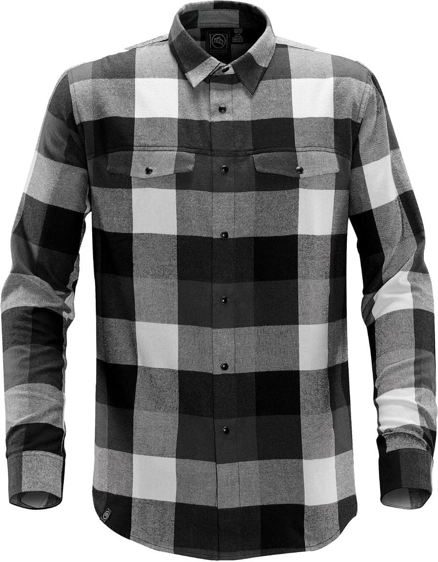 Stormtech Sfx-1 Men’s Logan Snap Front Shirt - Black Dolphin - Adult Xs