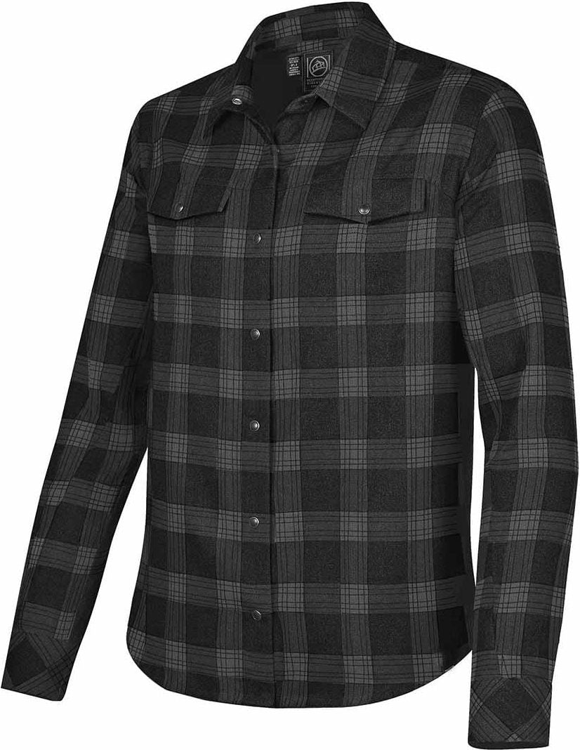Stormtech Sfx-1 Men’s Logan Snap Front Shirt - Carbon Plaid