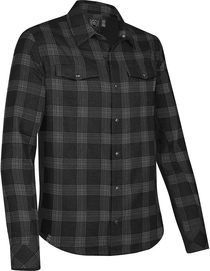Stormtech Sfx-1 Men’s Logan Snap Front Shirt - Carbon Plaid