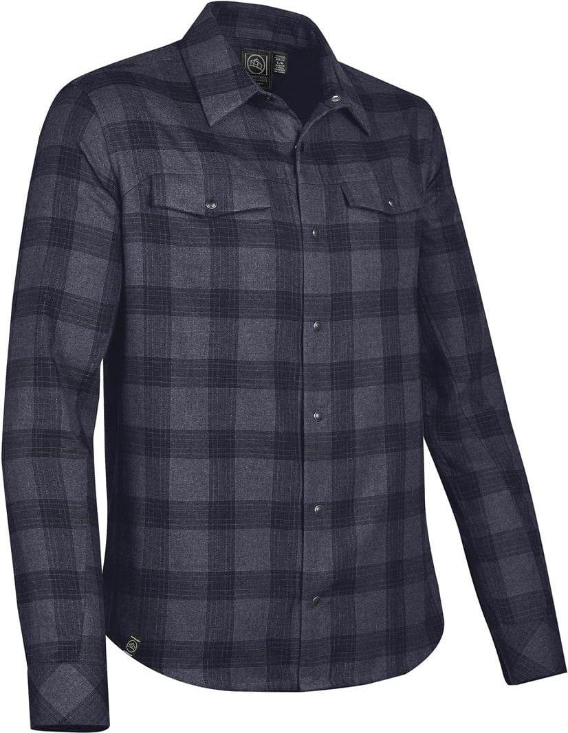 Stormtech Sfx-1 Men’s Logan Snap Front Shirt - Navy Plaid