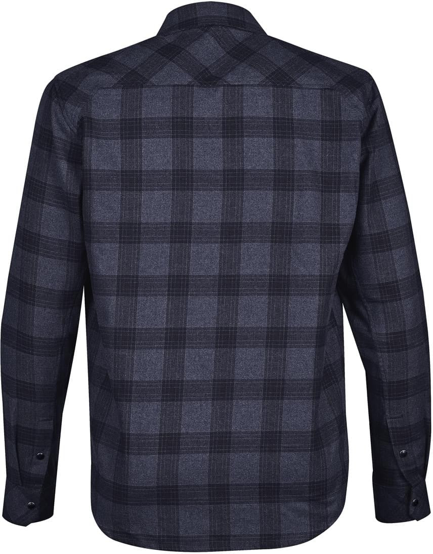 Stormtech Sfx-1 Men’s Logan Snap Front Shirt - Navy Plaid - Adult Xs