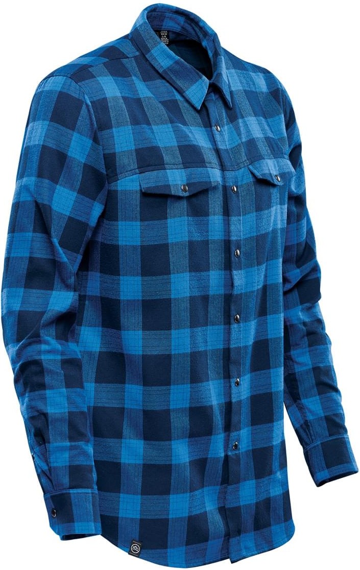 Stormtech Sfx-1 Men’s Logan Snap Front Shirt - Royal Plaid