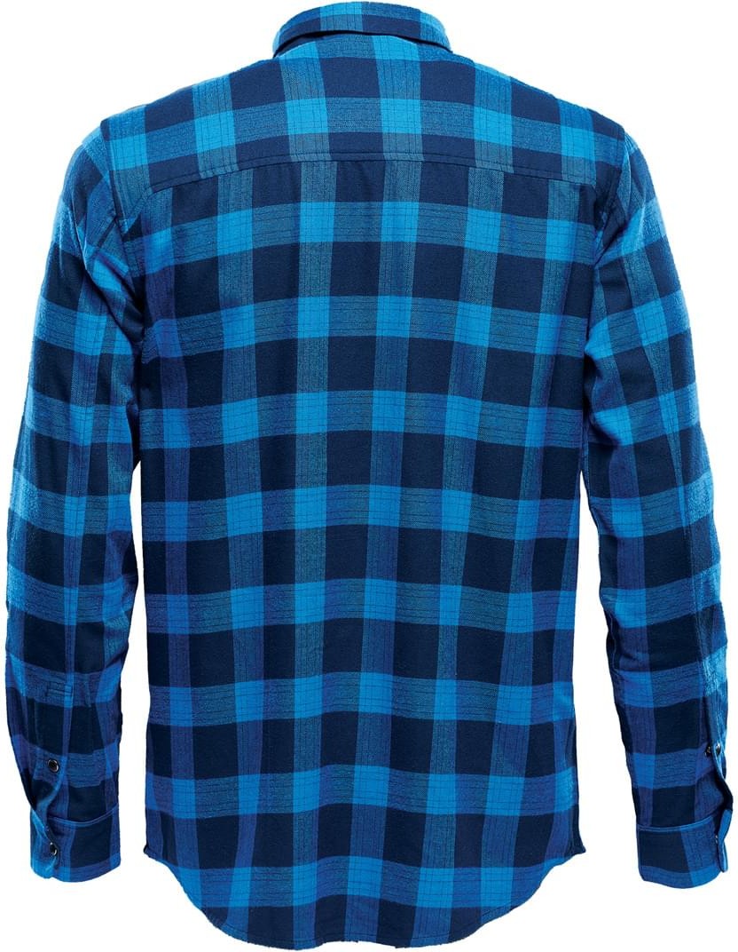 Stormtech Sfx-1 Men’s Logan Snap Front Shirt - Royal Plaid - Adult Xs