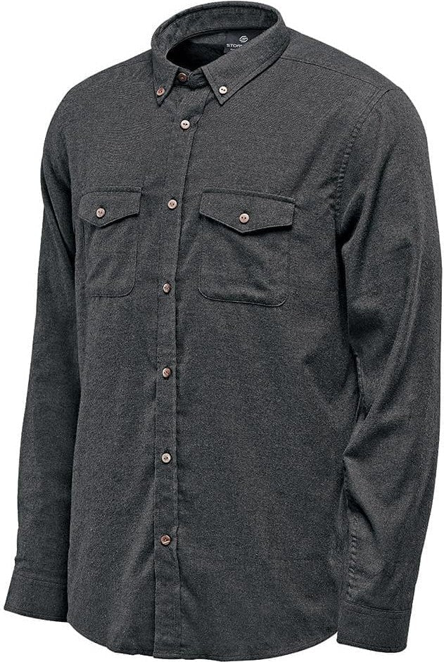 Stormtech Slw-1 Men’s Cambridge Long Sleeve Shirt - Charcoal