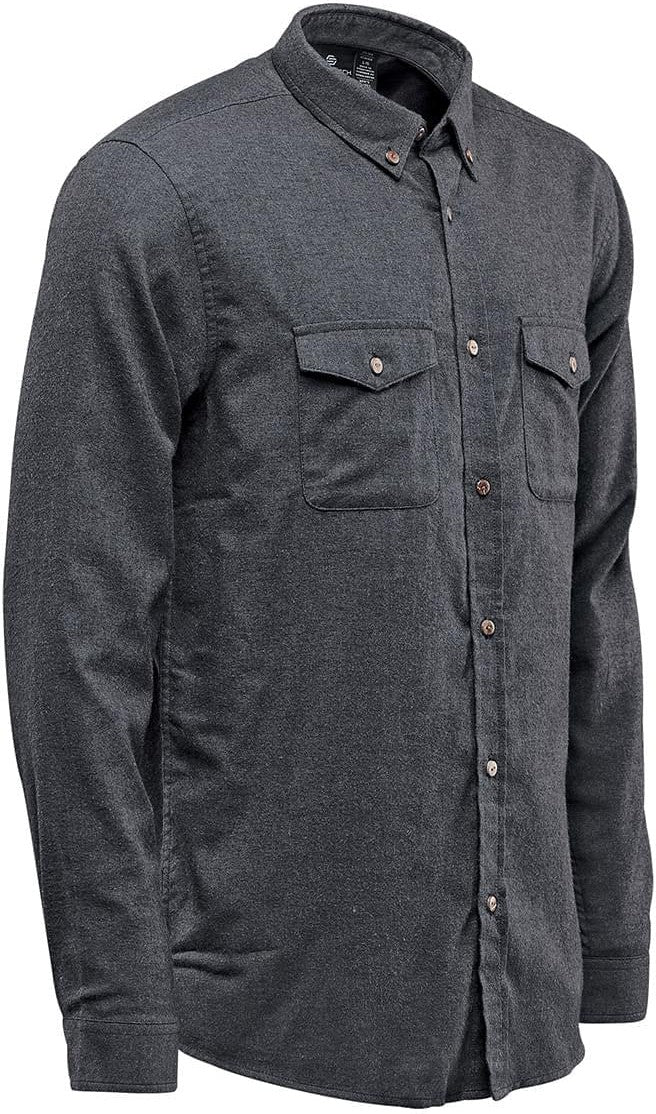 Stormtech Slw-1 Men’s Cambridge Long Sleeve Shirt - Charcoal