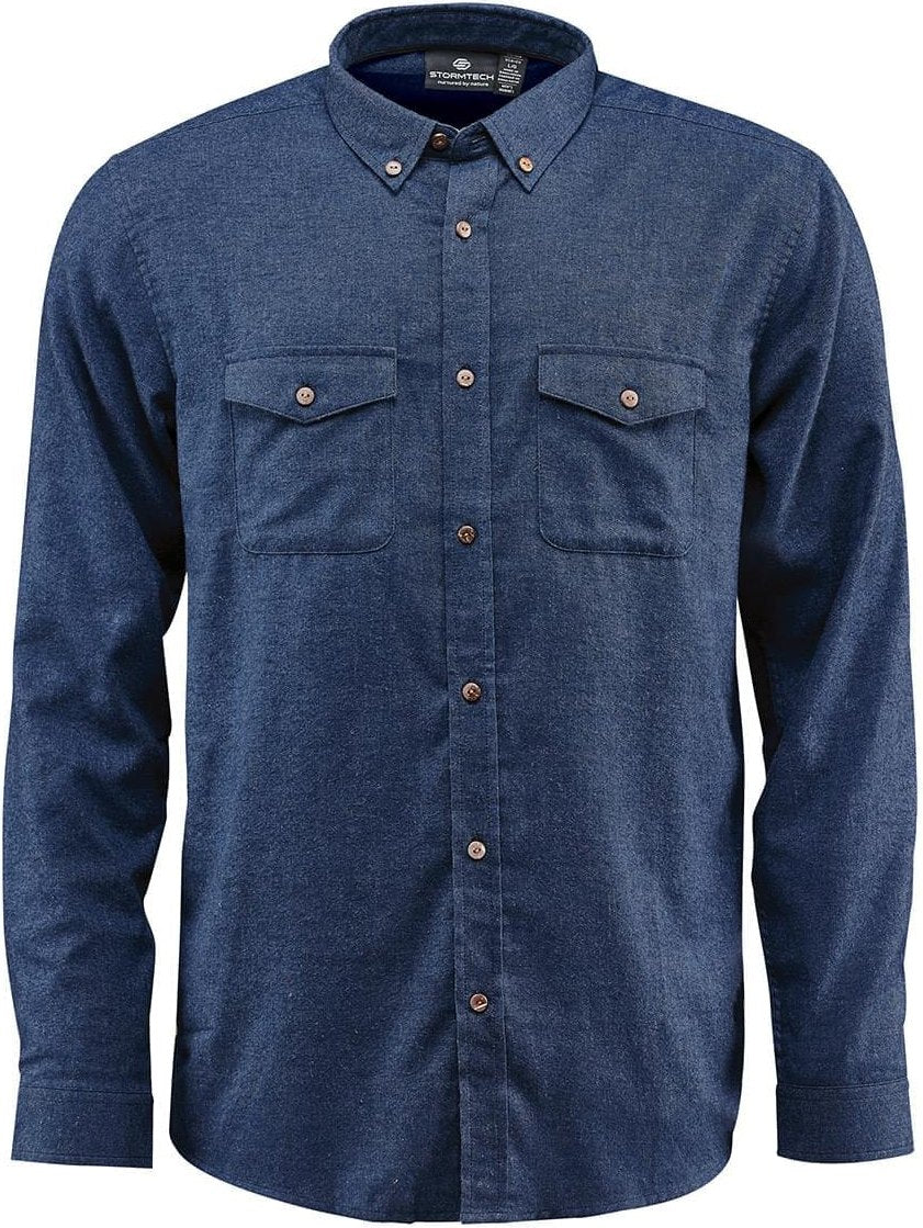 Stormtech Slw-1 Men’s Cambridge Long Sleeve Shirt - Navy - Adult s