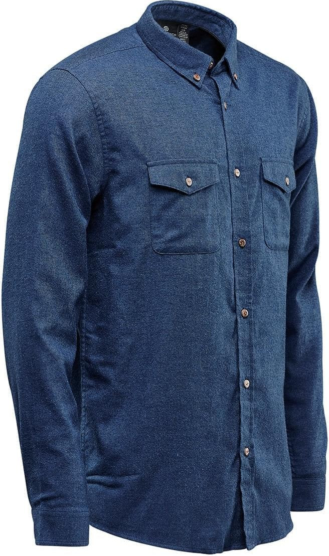 Stormtech Slw-1 Men’s Cambridge Long Sleeve Shirt - Navy