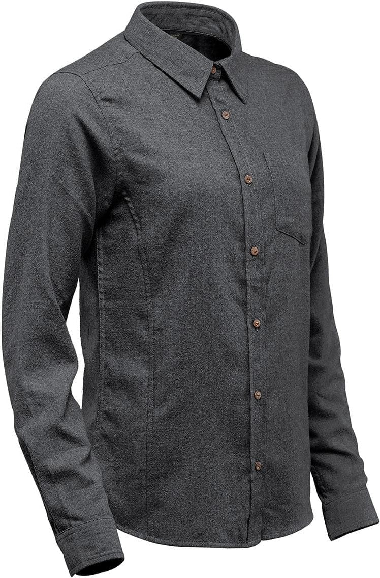 Stormtech Slw-1w Women’s Cambridge Long Sleeve Shirt - Charcoal