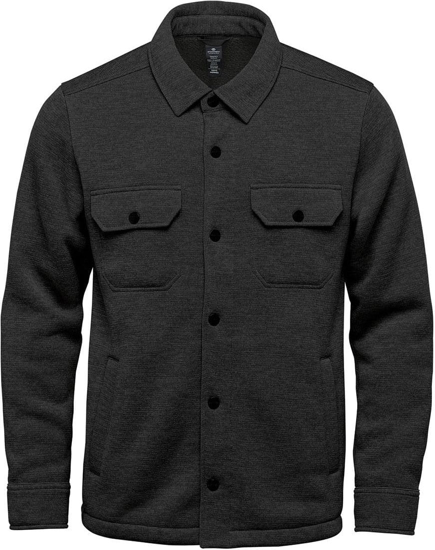 Stormtech Snf-1 Avalante Fleece Shacket - Black Heather - Adult 2xs