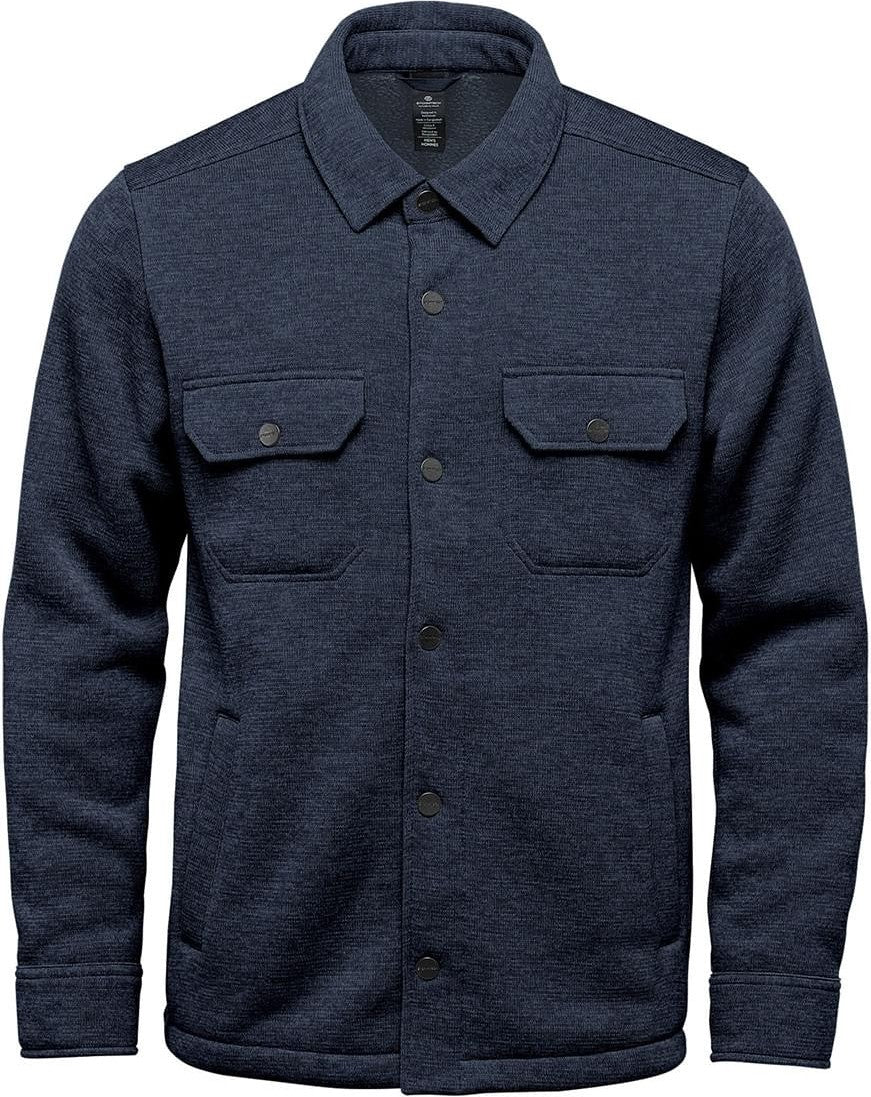 Stormtech Snf-1 Avalante Fleece Shacket - Navy Heather - Adult 2xs