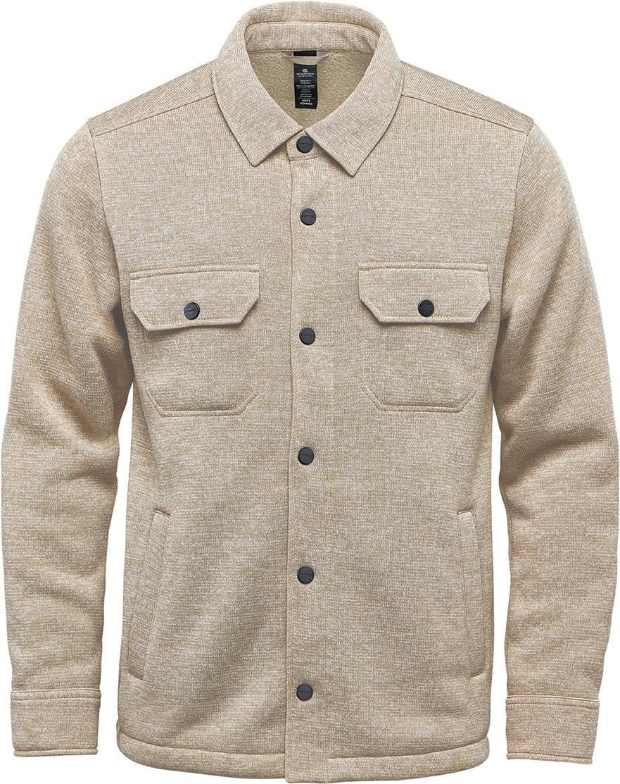 Stormtech Snf-1 Avalante Fleece Shacket - Oatmeal Heather - Adult 2xs