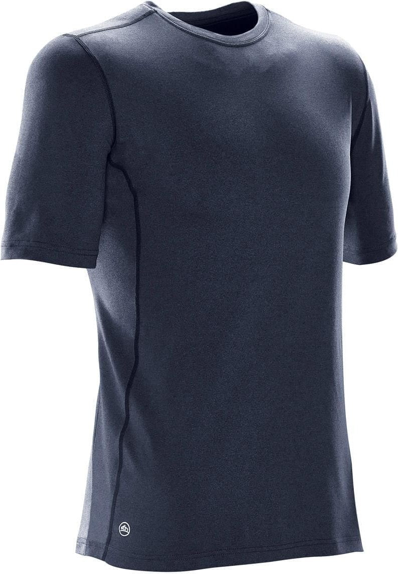 Stormtech Snt-1 Men’s Lotus H2x-dry Short Sleeve Tee - Navy Melange