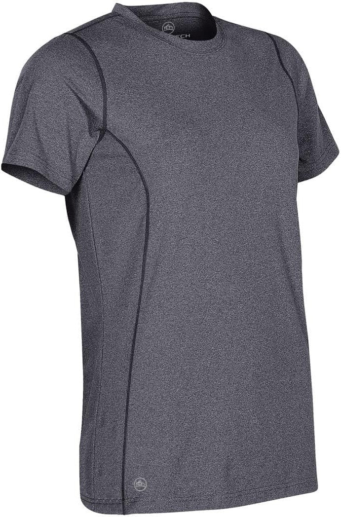Stormtech Snt-1w Women’s Lotus H2x-dry Short Sleeve Tee - Navy Melange