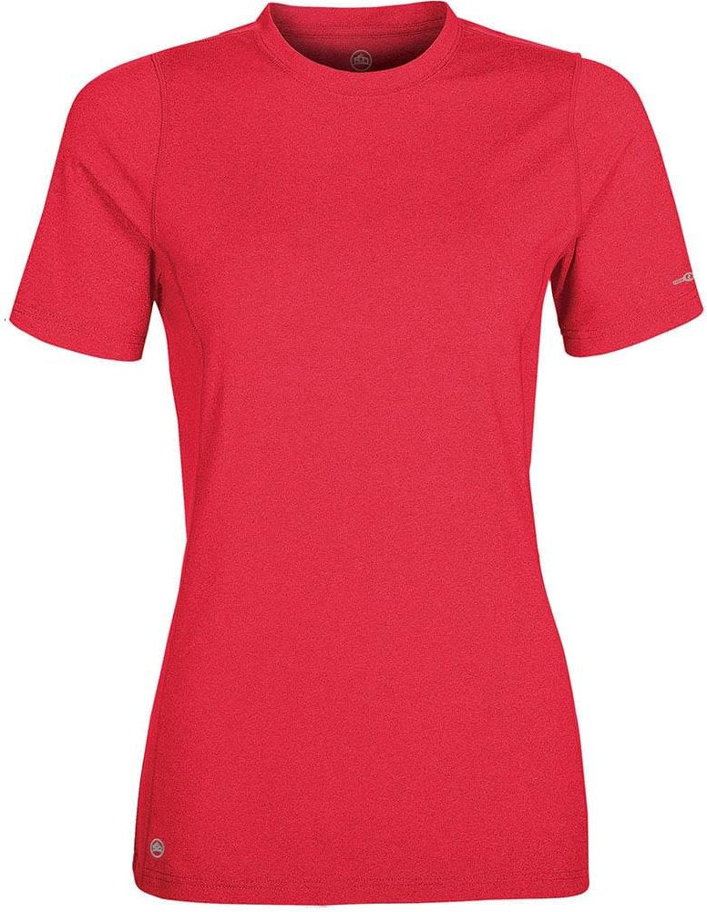 Stormtech Snt-1w Women’s Lotus H2x-dry Short Sleeve Tee - Scarlet - Ladies Xs