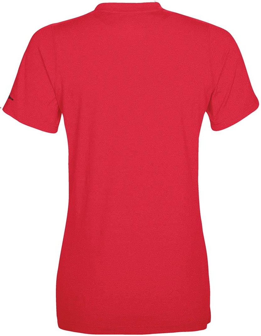 Stormtech Snt-1w Women’s Lotus H2x-dry Short Sleeve Tee - Scarlet - Ladies Xs