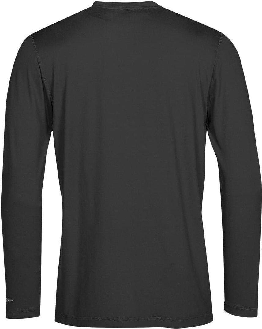 Stormtech Snt-2 Men’s Lotus H2x-dry Long Sleeve Tee - Carbon Melange - Adult s
