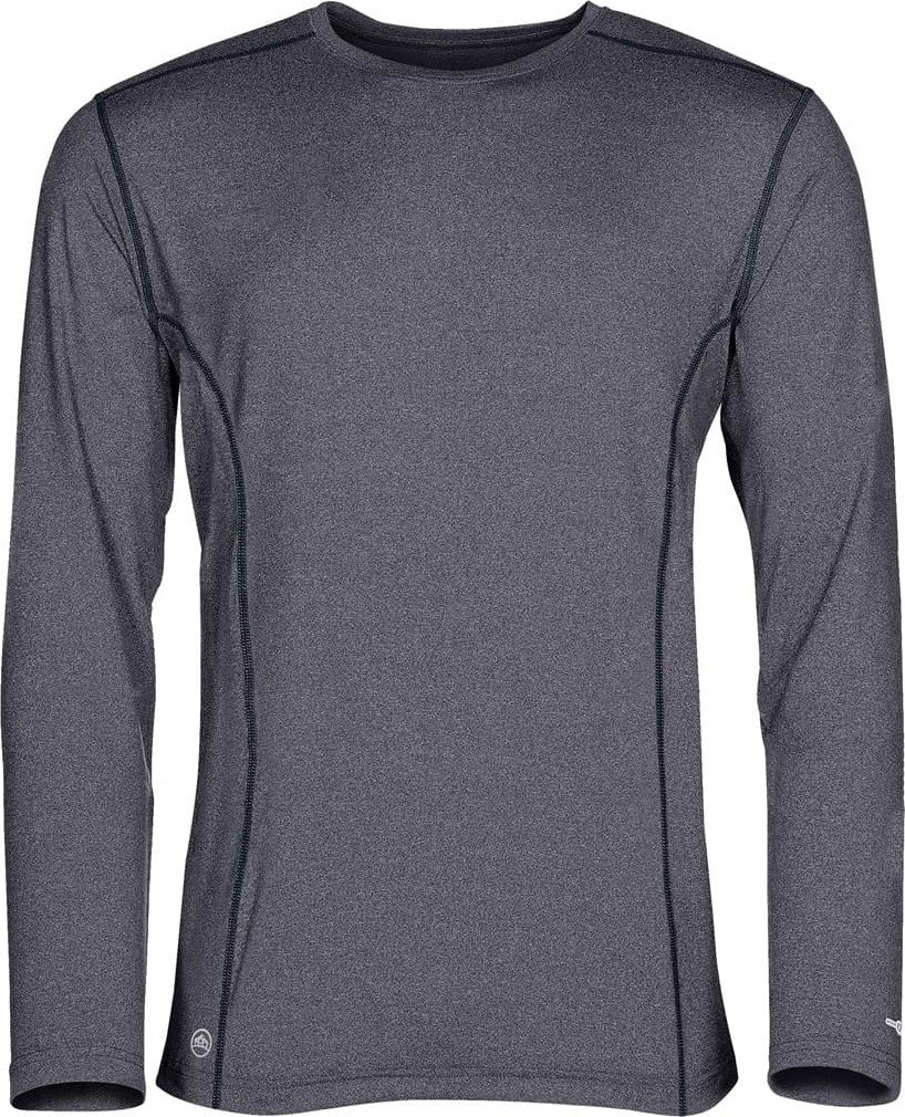 Stormtech Snt-2 Men’s Lotus H2x-dry Long Sleeve Tee - Navy Melange - Adult s