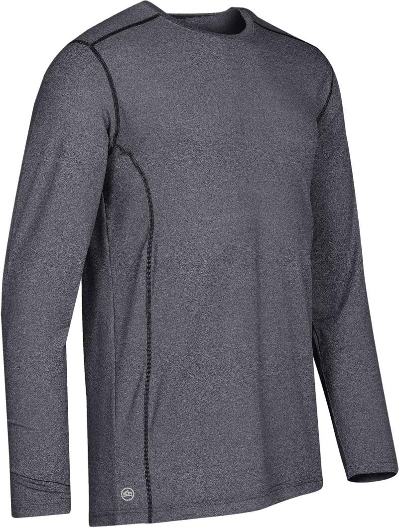 Stormtech Snt-2 Men’s Lotus H2x-dry Long Sleeve Tee - Navy Melange