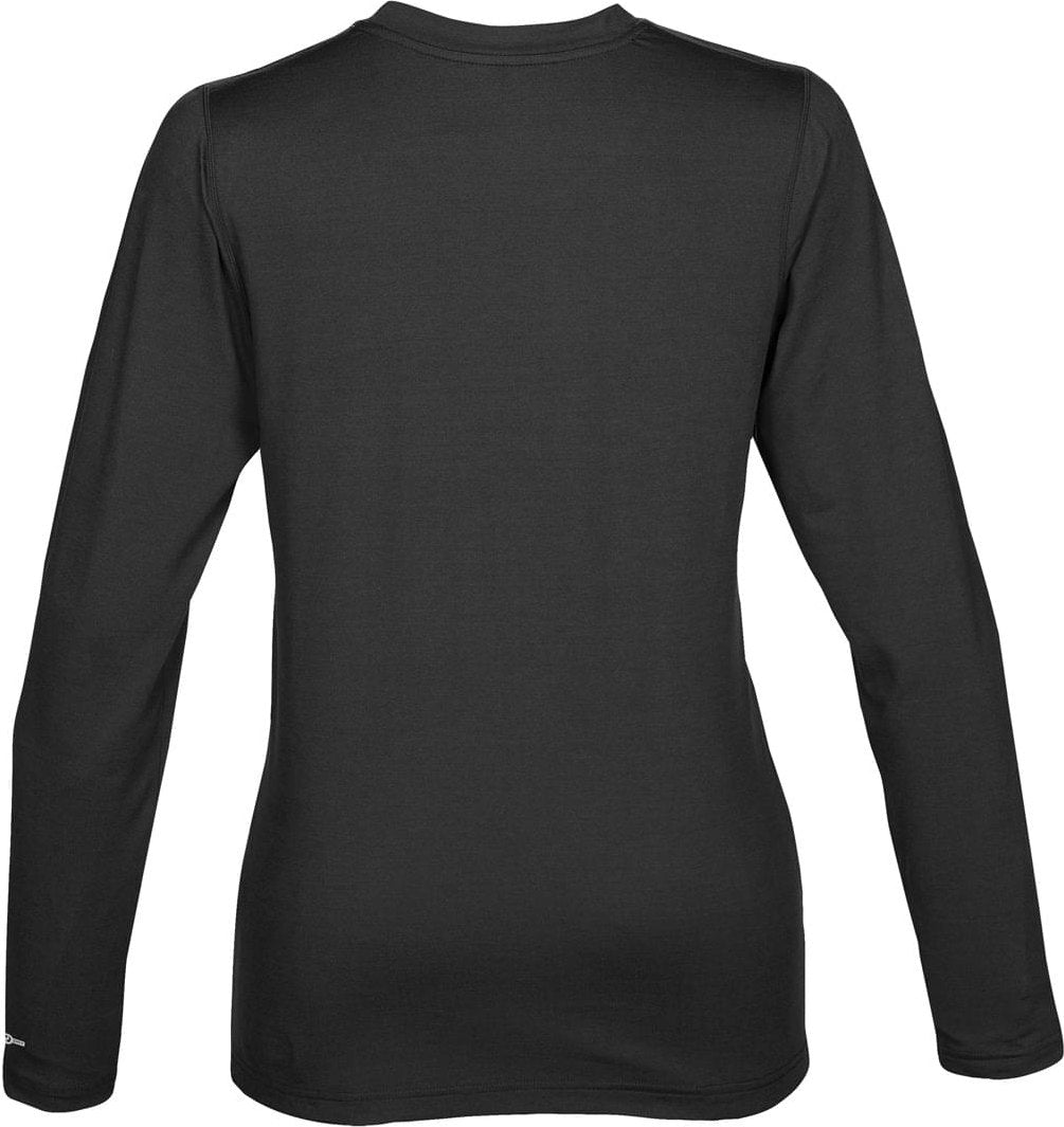 Stormtech Snt-2w Women’s Lotus H2x-dry Long Sleeve Tee - Carbon Melange