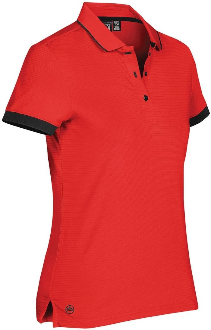 Stormtech Spg-1w Women’s Signal Performance Polo - Canada Red Black