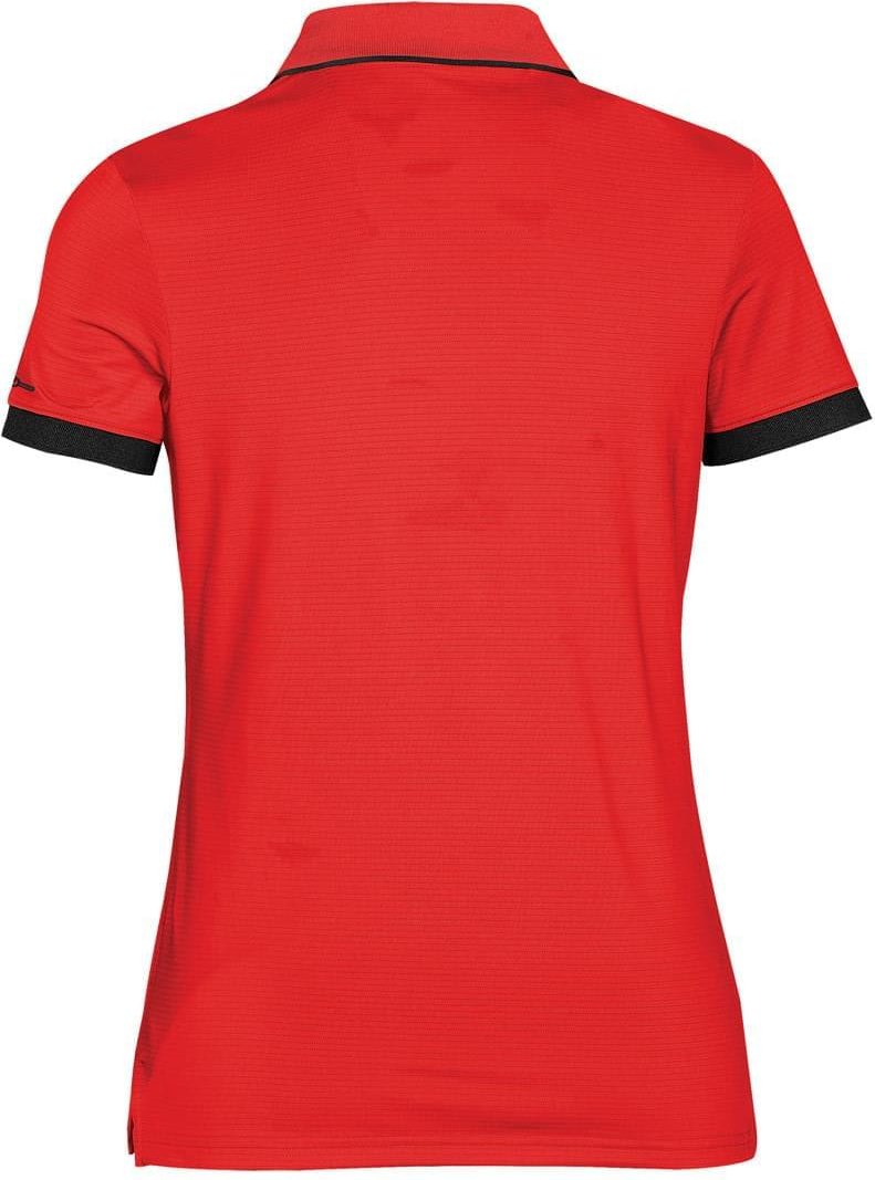 Stormtech Spg-1w Women’s Signal Performance Polo - Canada Red Black - Ladies Xs