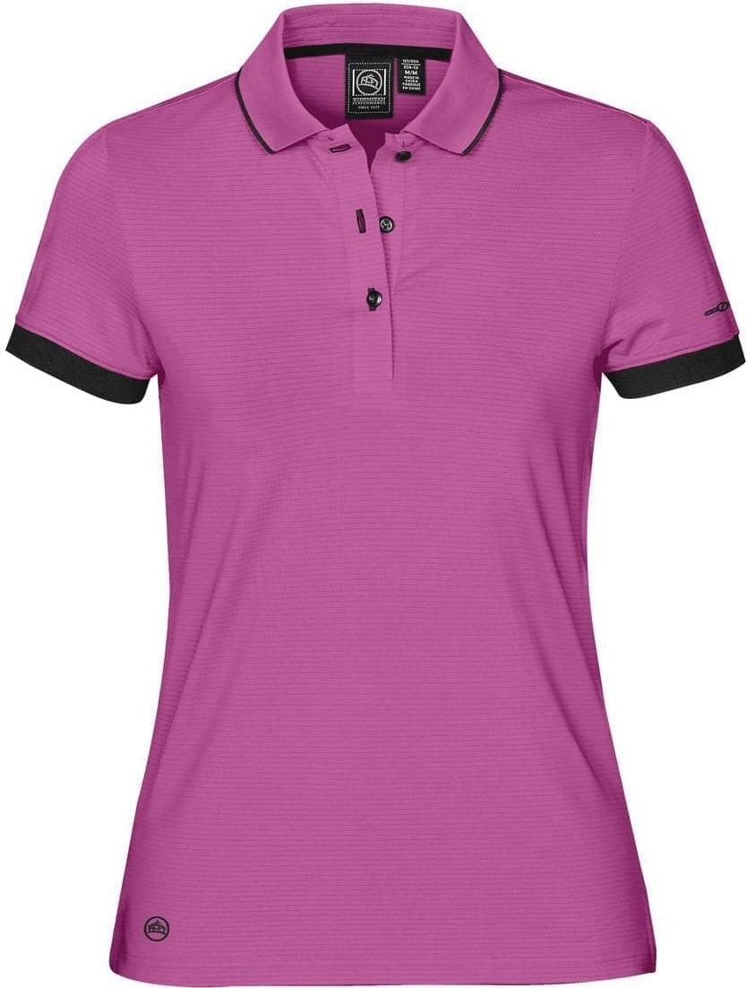 Stormtech Spg-1w Women’s Signal Performance Polo - Lilac Black - Ladies Xs