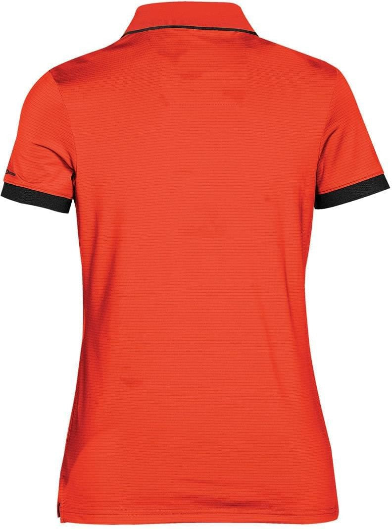 Stormtech Spg-1w Women’s Signal Performance Polo - Orange - Black
