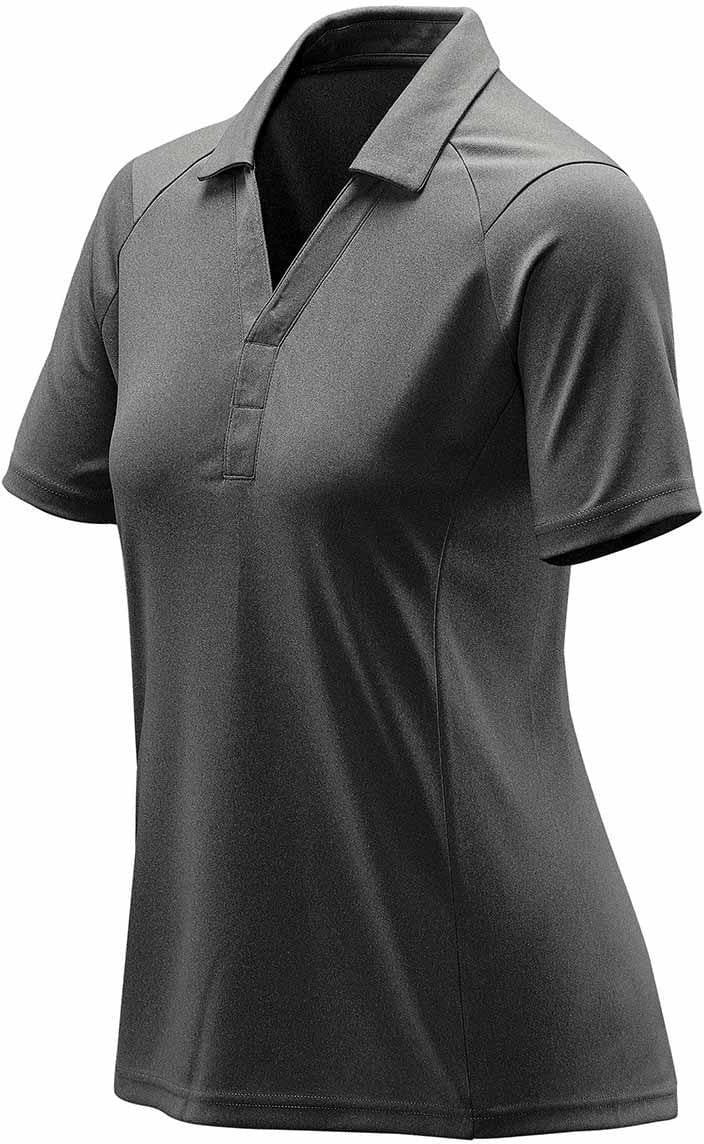 Stormtech Spl-1w Women’s Mistral Heathered Polo - Charcoal Heather
