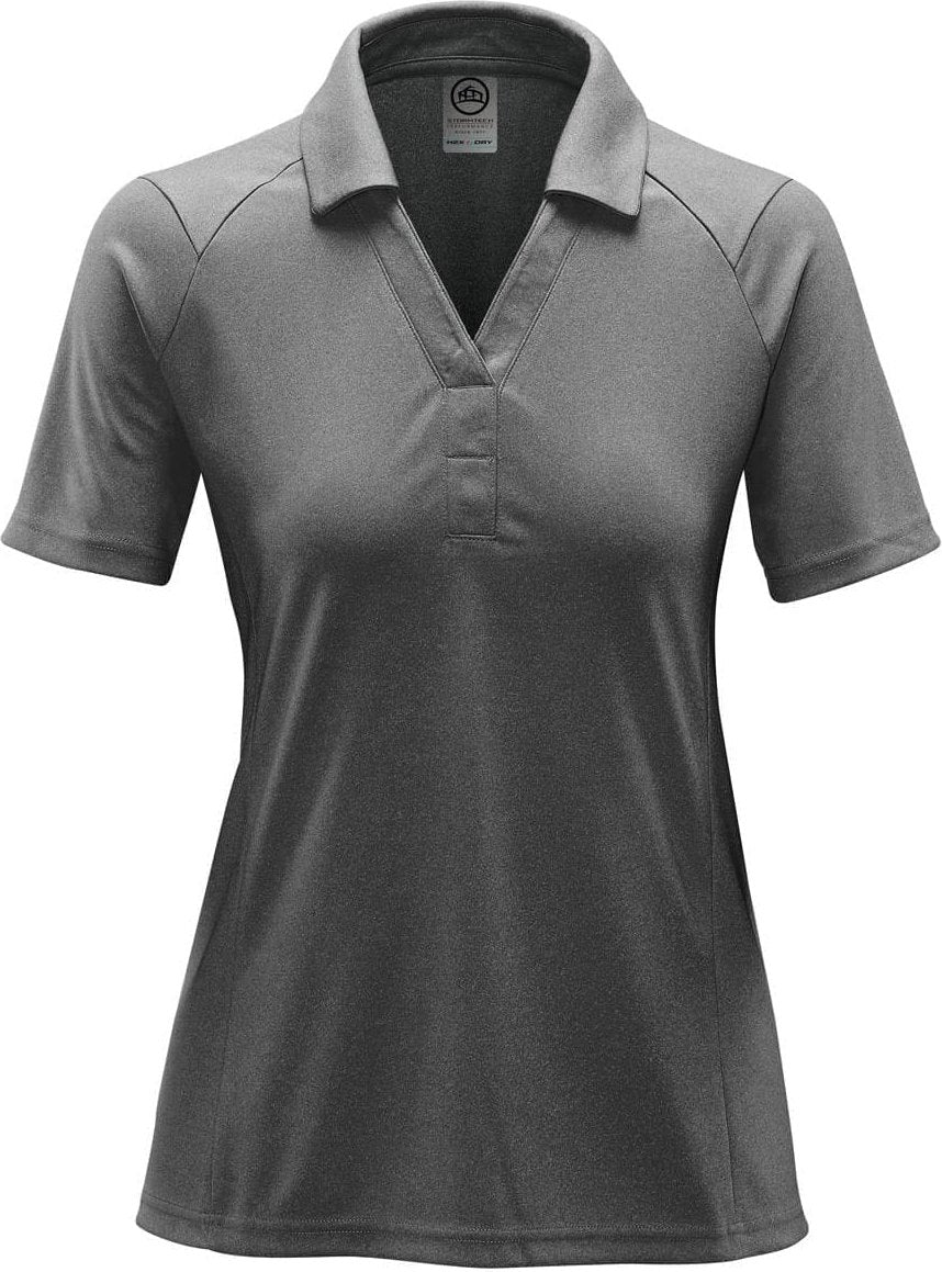 Stormtech Spl-1w Women’s Mistral Heathered Polo - Dolphin - Ladies Xs