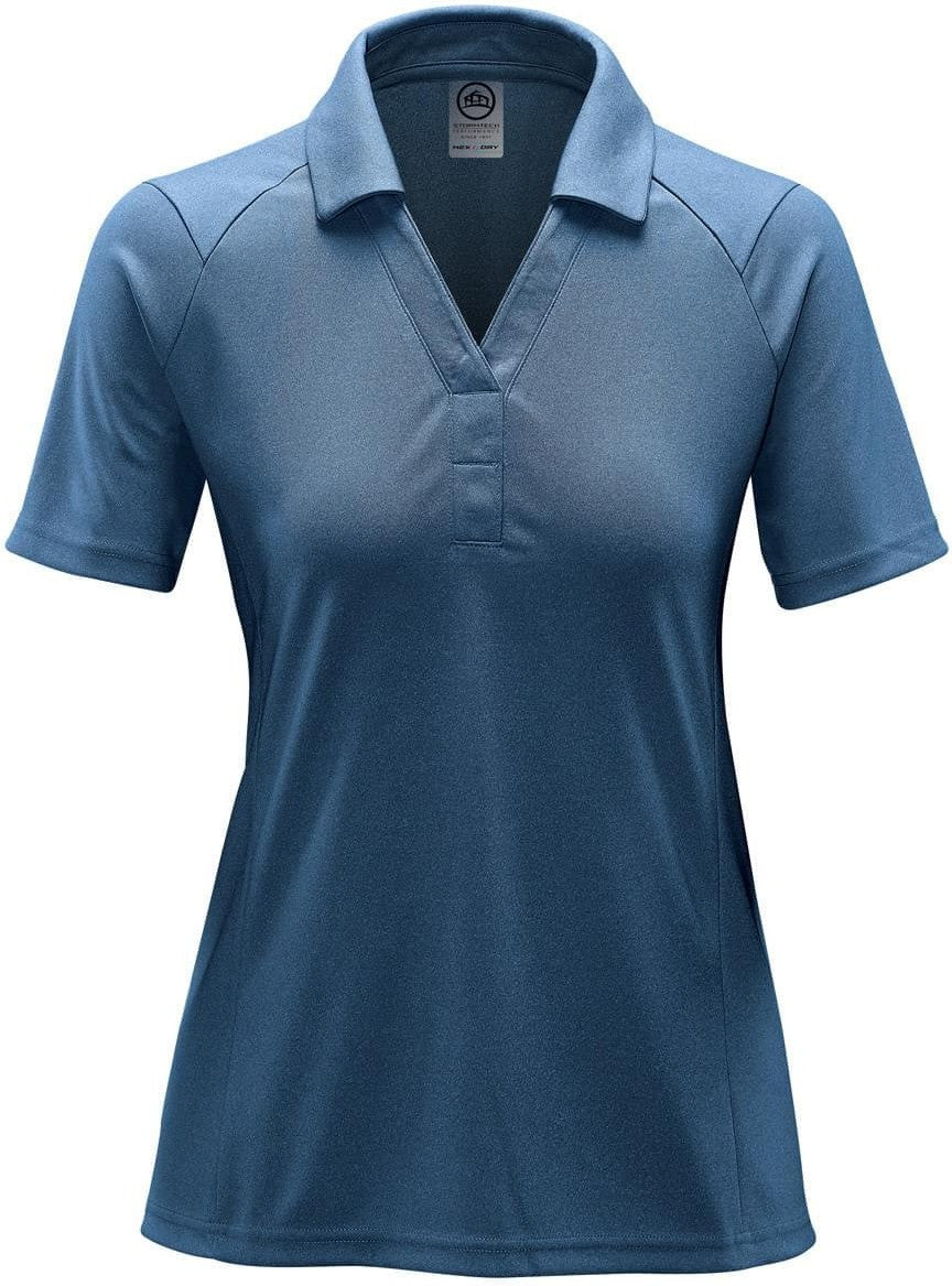Stormtech Spl-1w Women’s Mistral Heathered Polo - Ocean - Ladies Xs