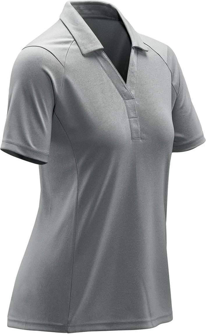Stormtech Spl-1w Women’s Mistral Heathered Polo - Titanium