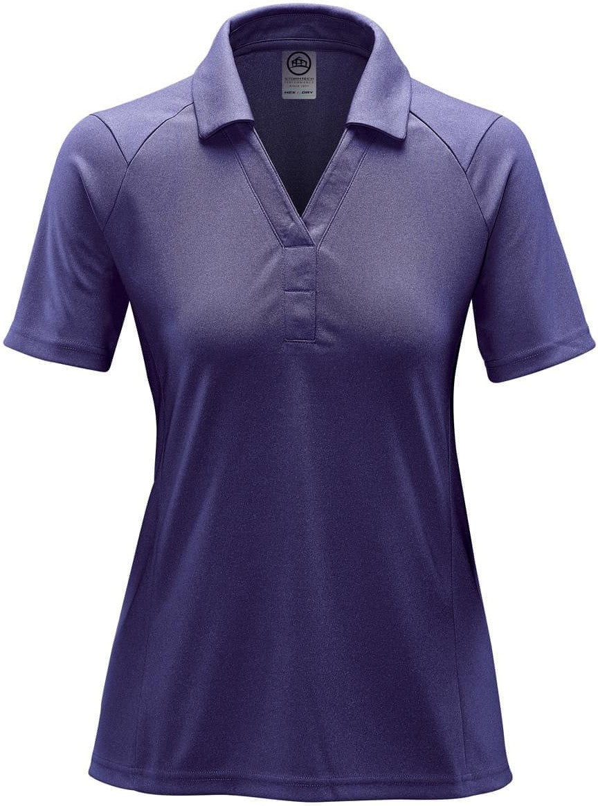 Stormtech Spl-1w Women’s Mistral Heathered Polo - Violet - Ladies Xs