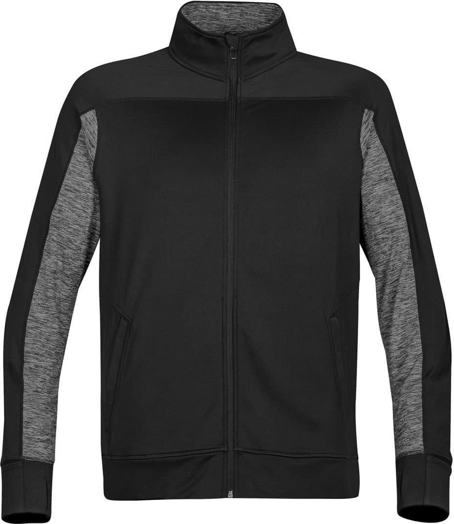 Stormtech Spn-1 Men’s Lotus Full Zip Shell - Black Carbon Heather - Adult s