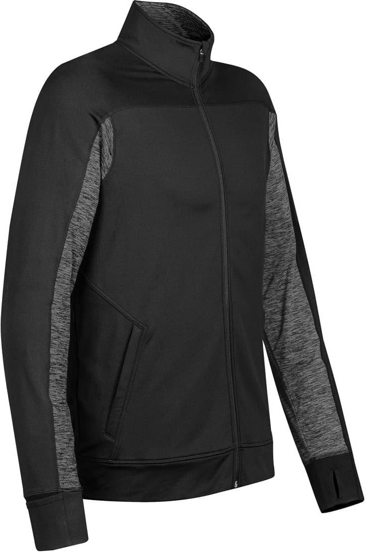Stormtech Spn-1 Men’s Lotus Full Zip Shell - Black Carbon Heather