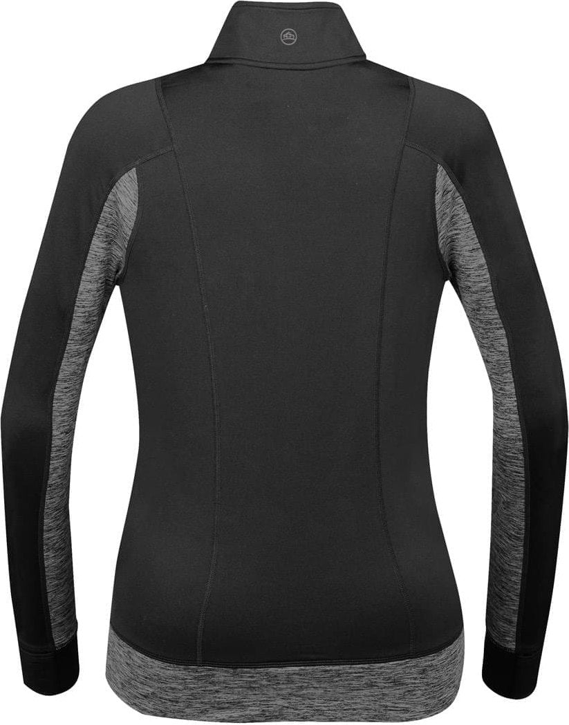 Stormtech Spn-1w Women’s Lotus Full Zip Shell - Black Carbon Heather