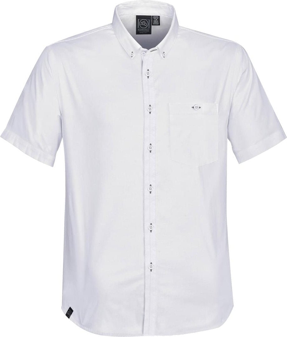 Stormtech Spz-1 Men’s Harbour Short Sleeve Shirt - White - Adult l