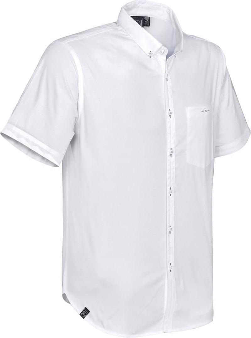 Stormtech Spz-1 Men’s Harbour Short Sleeve Shirt - White