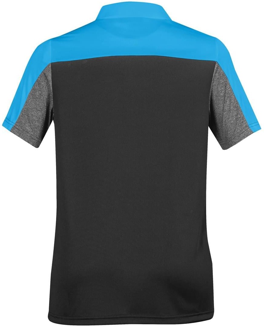 Stormtech Srt-1w Women’s Reef Polo - Electric Blue Carbon Heat - Ladies Xs