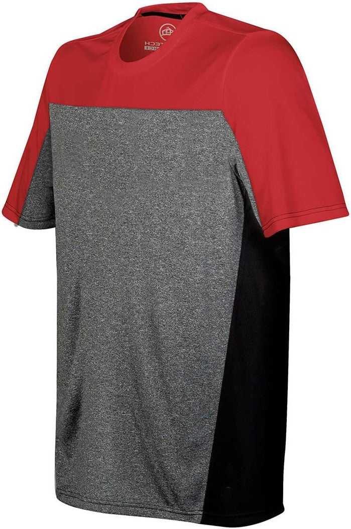 Stormtech Srt-2 Men’s Reef Tee - True Red Carbon Heather